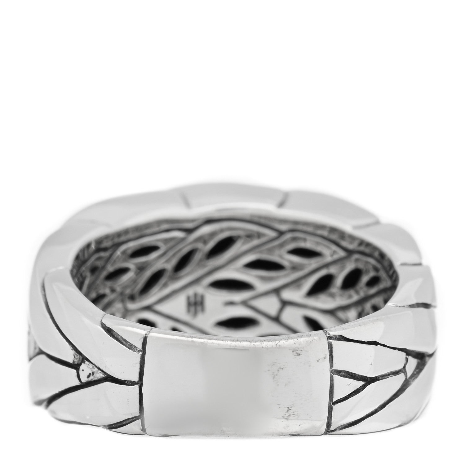John Hardy Sterling Silver Modern Chain Band Ring 57 8 3 of 4