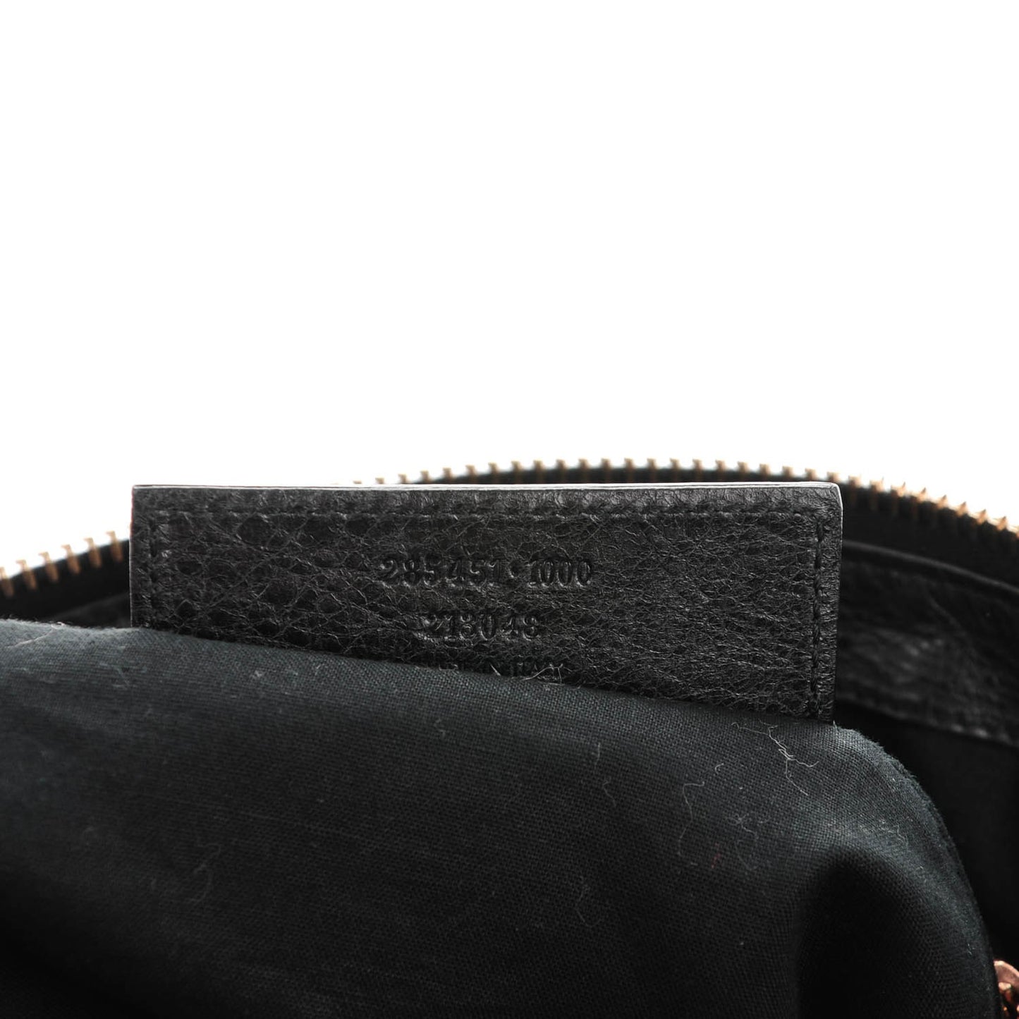 Agneau Giant 12 Rose Gold Hardware Work Black
