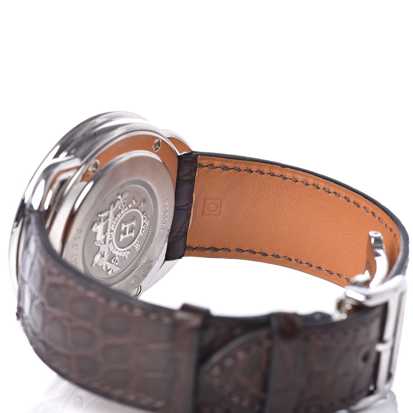 Stainless Steel Alligator 41mm Arceau Automatic Watch Havane