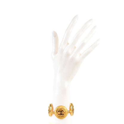 Chanel CC Medallion Bracelet Gold 2 of 4