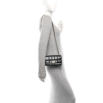 Chanel Patent Quilted Mini Chocolate Bar Flap Black 2 of 11