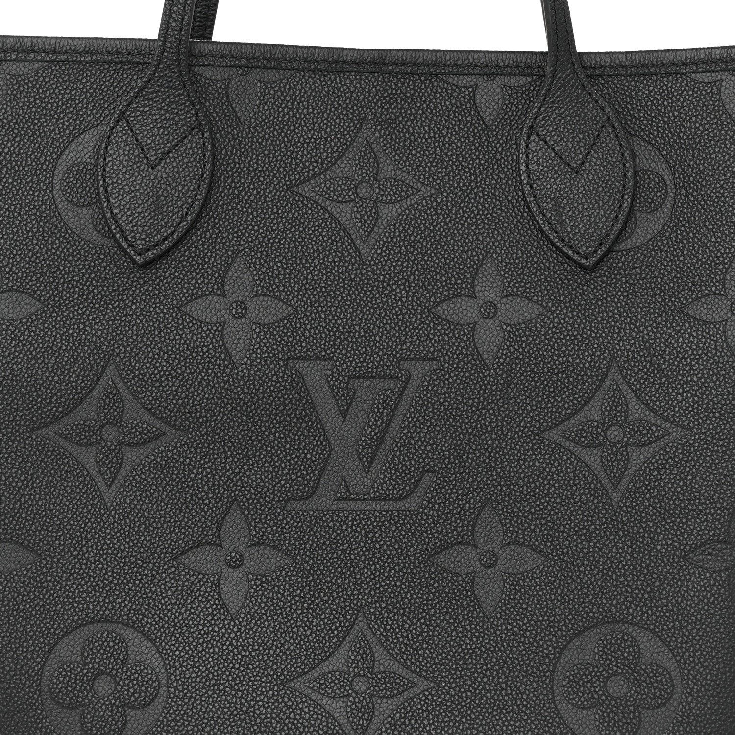Louis Vuitton Empreinte Monogram Giant Neverfull MM Black 8 of 11