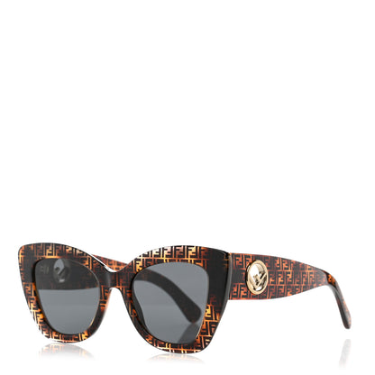 Fendi Acetate F is Fendi FF 51mm Cat Eye Sunglasses 0327/S Tortoise Camouflage 1 of 8