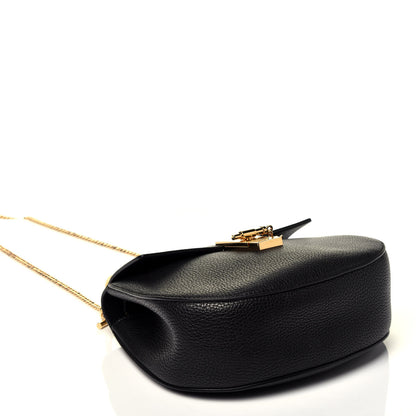 Chloe Grained Lambskin Drew Shoulder Bag Black 4 of 9