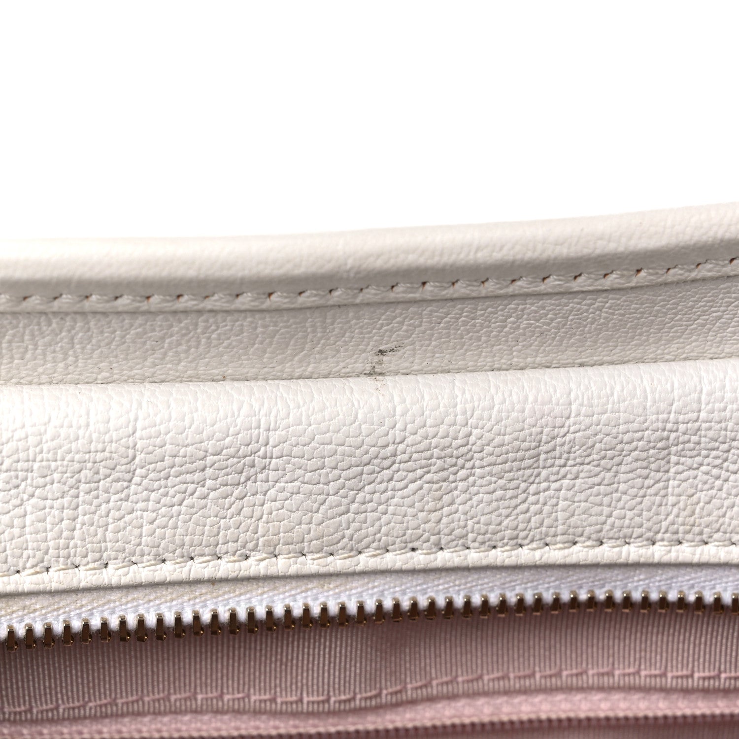 Chanel Patent Goatskin Quilted Medium Gabrielle Hobo White 12 of 15