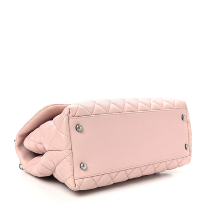 Chanel Caviar Quilted Small Coco Handle Flap Light Pink 4 of 10