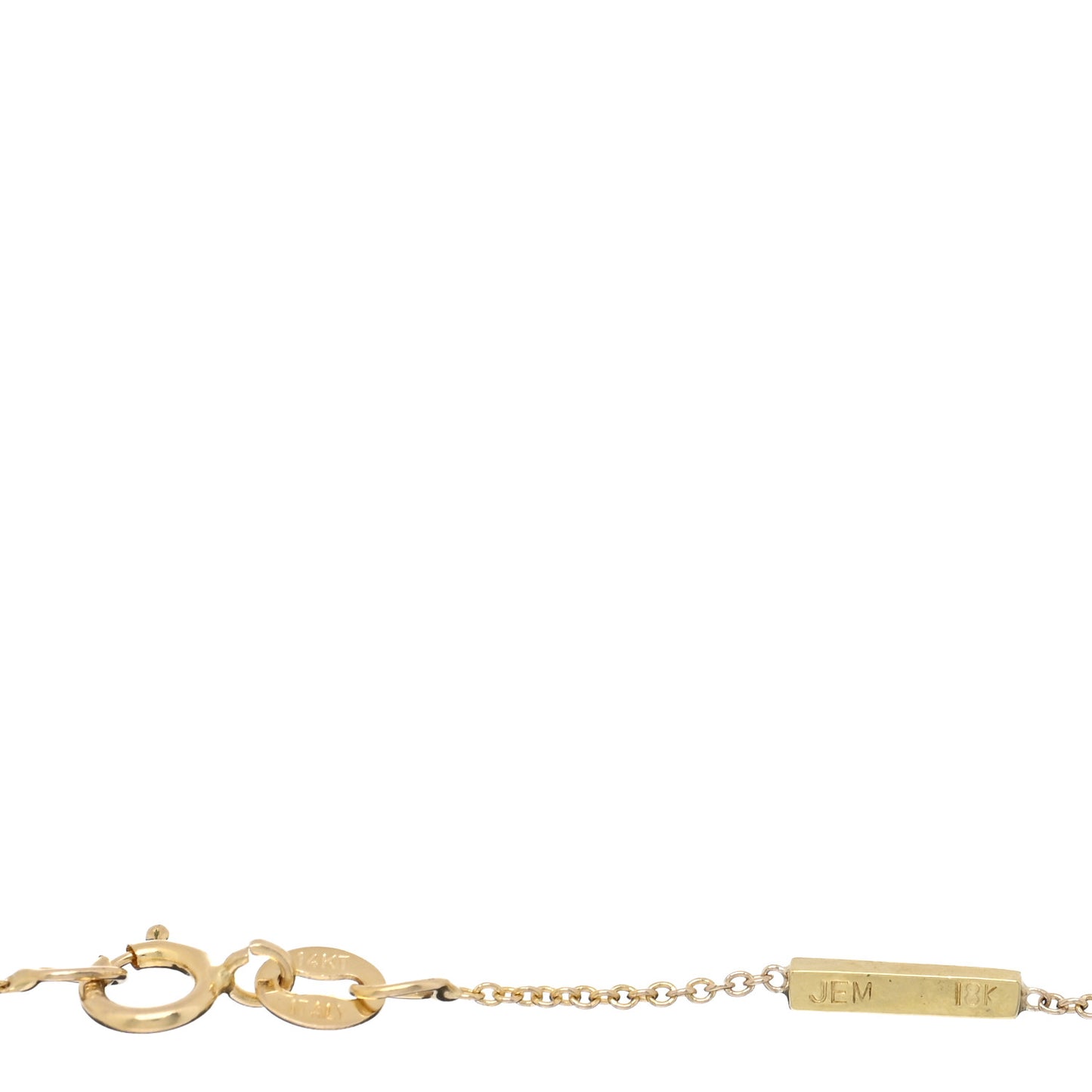 18K Yellow Gold Bar by the Inch Bracelet