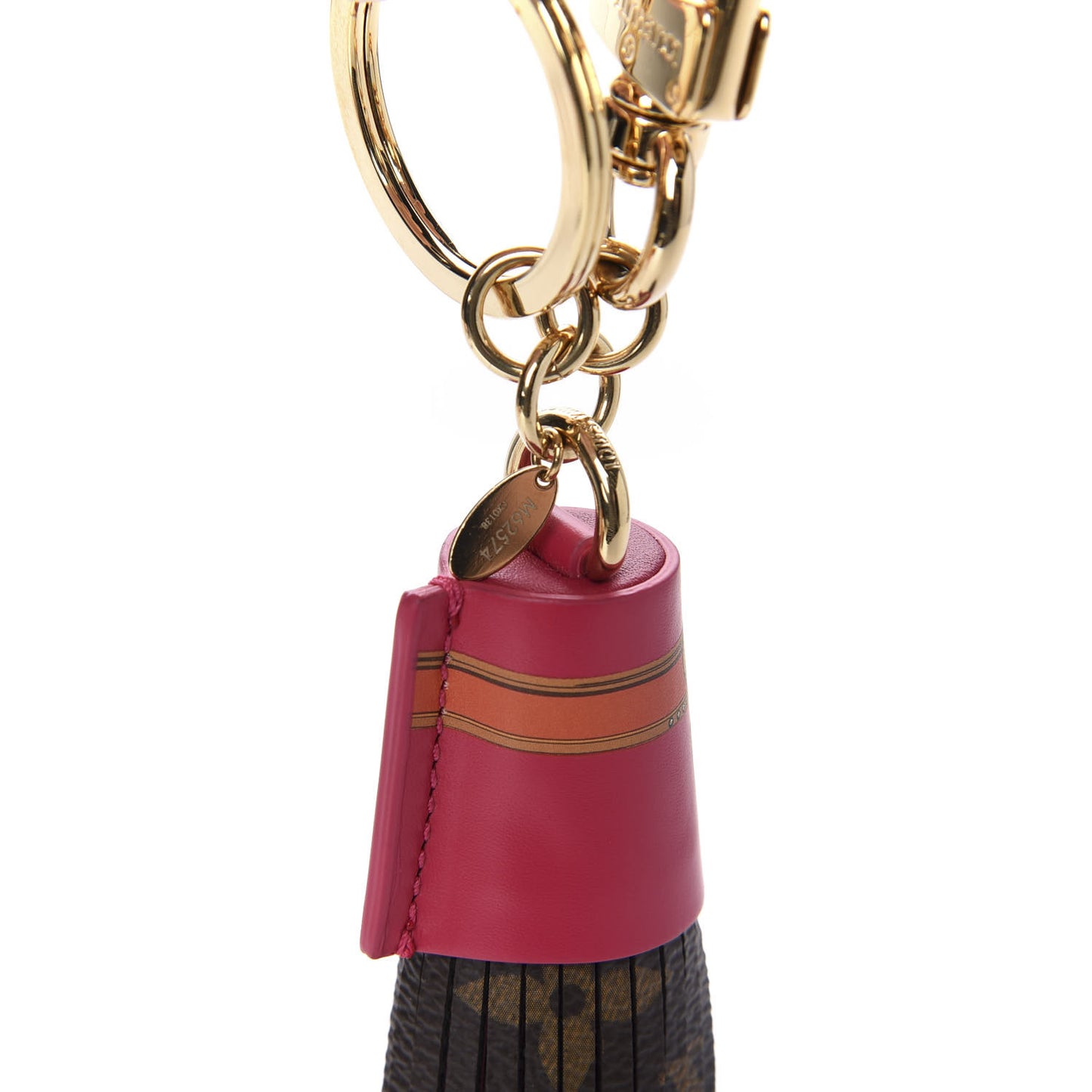 Monogram Summer Trunk Tassel Bag Charm Key Holder