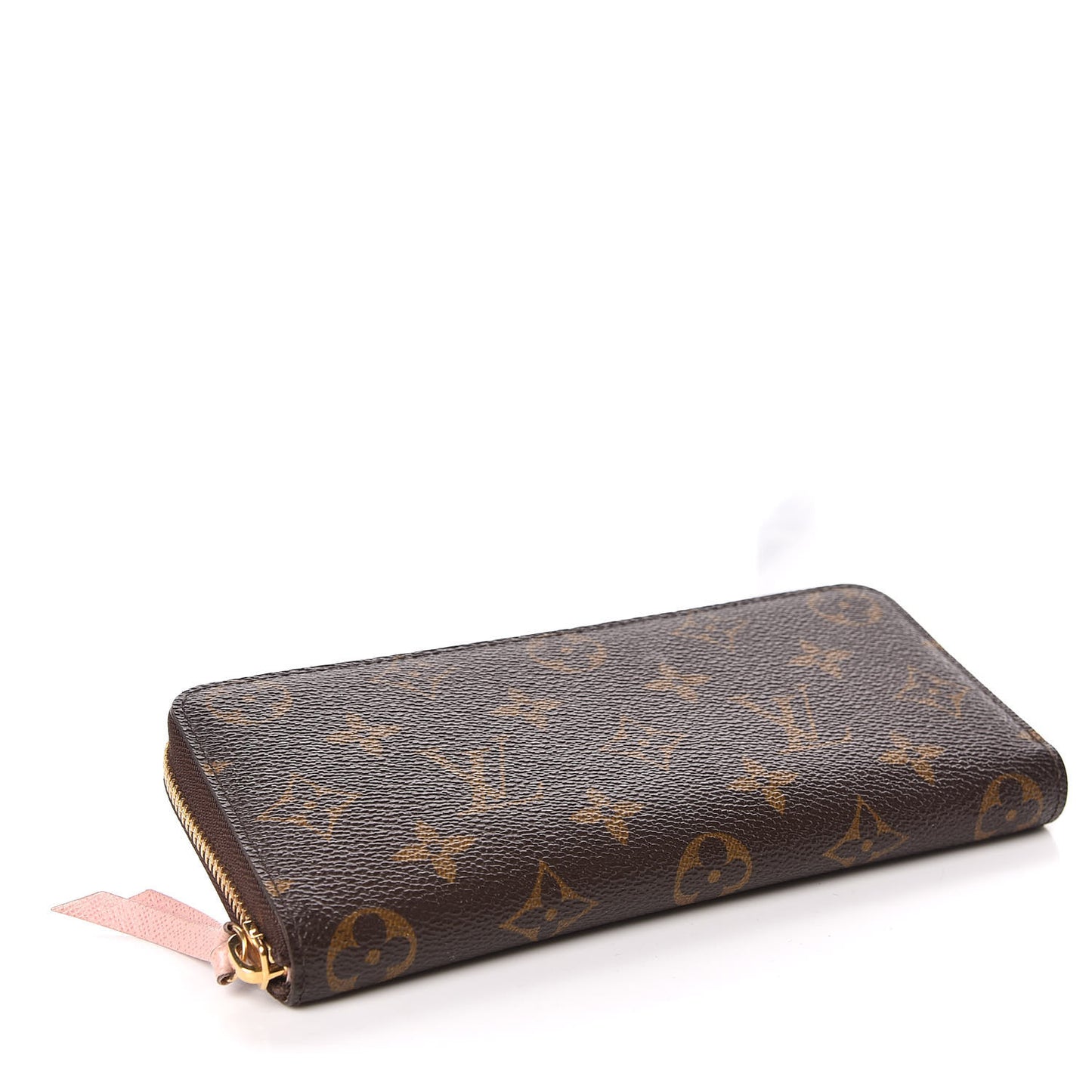 Monogram Clemence Wallet Rose Ballerine