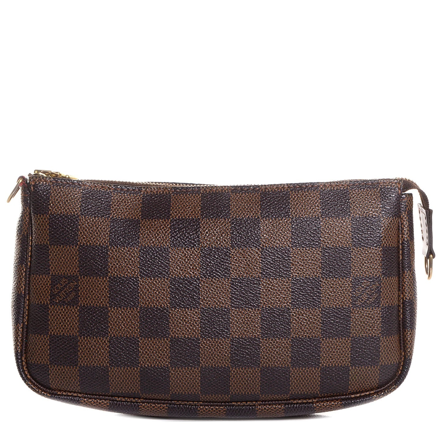 Damier Ebene Pochette Accessories With Long Strap