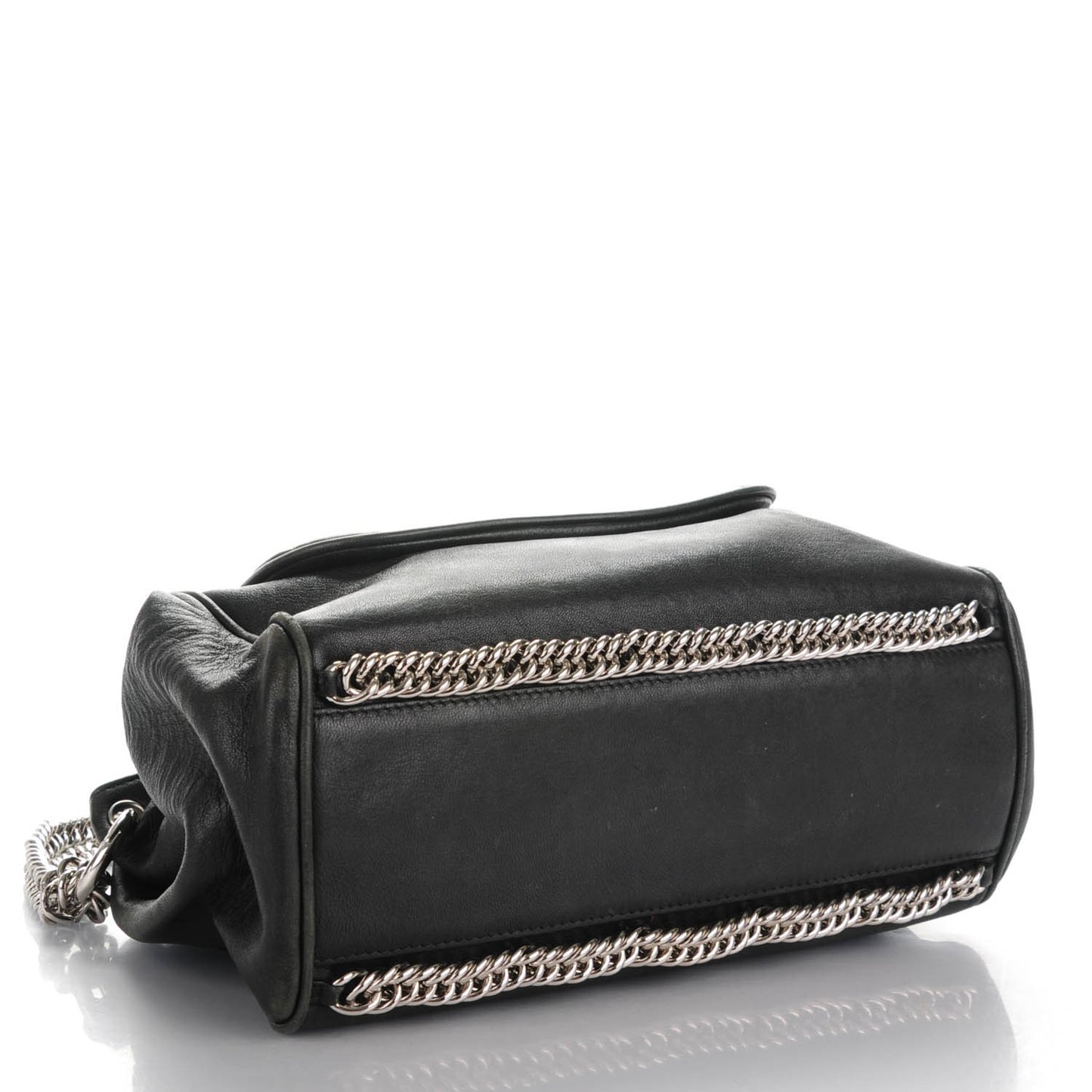 Lambskin Accordion Flap Black