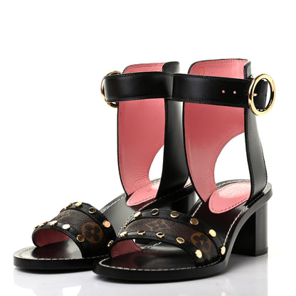 Louis Vuitton Passenger Sandals 36.5 Black 3 of 11