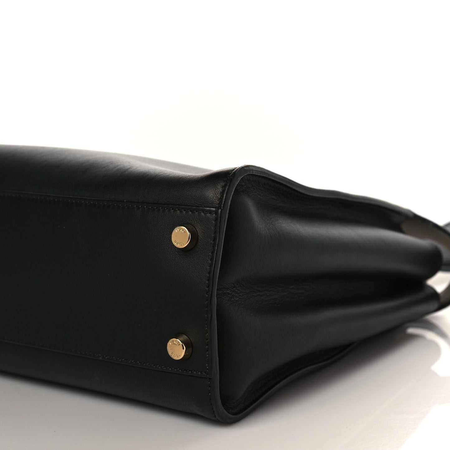 Vitello Tahiti Burro Large Peekaboo Iconic Essentially Satchel Black Corda