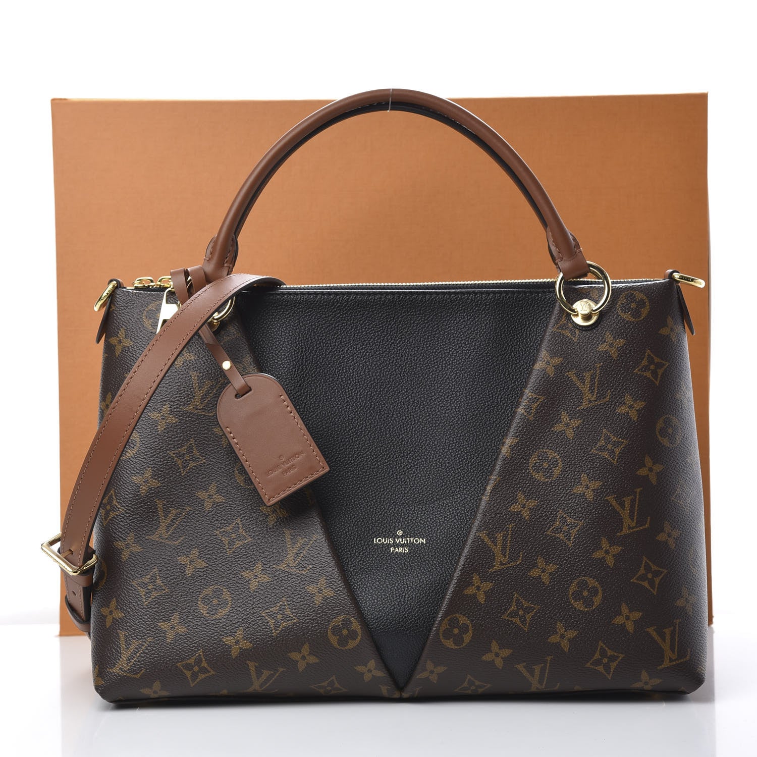 Louis Vuitton Monogram V Tote MM Black 12 of 12