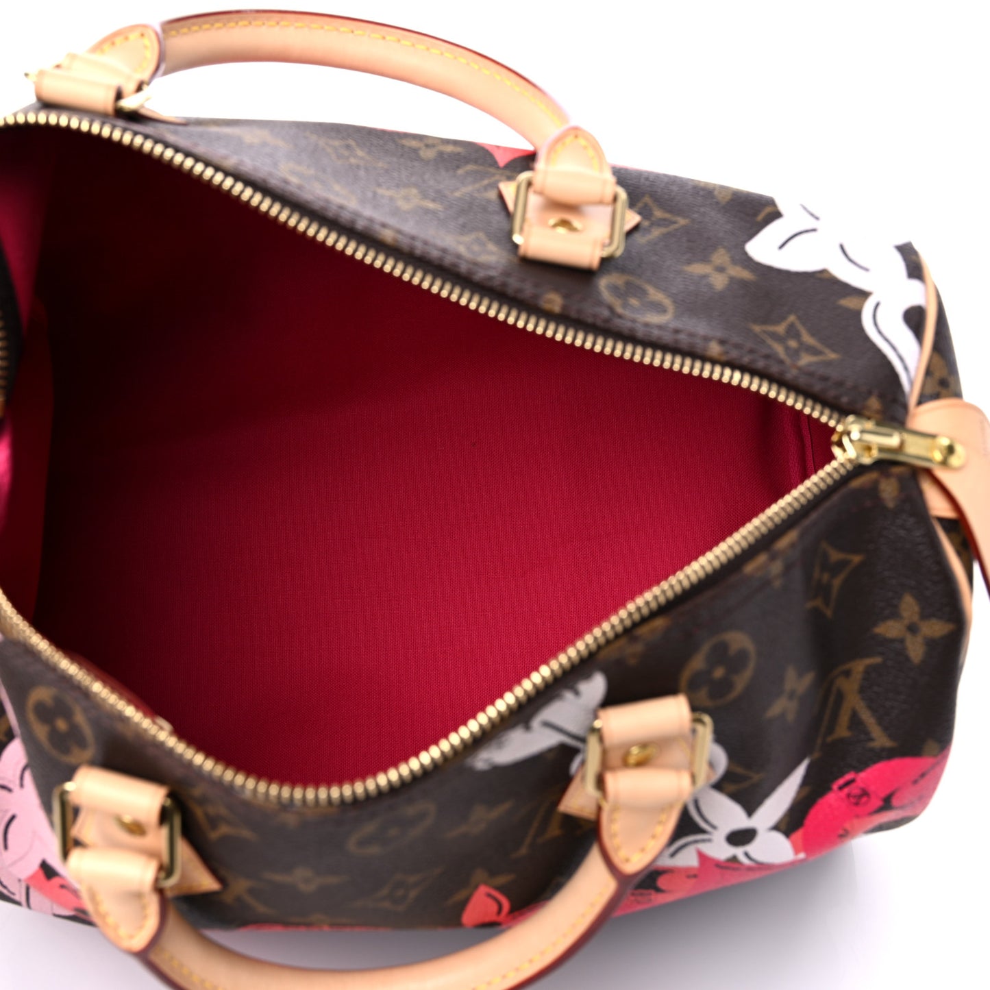 Monogram Bay Speedy 30 Rose Ballerine Poppy