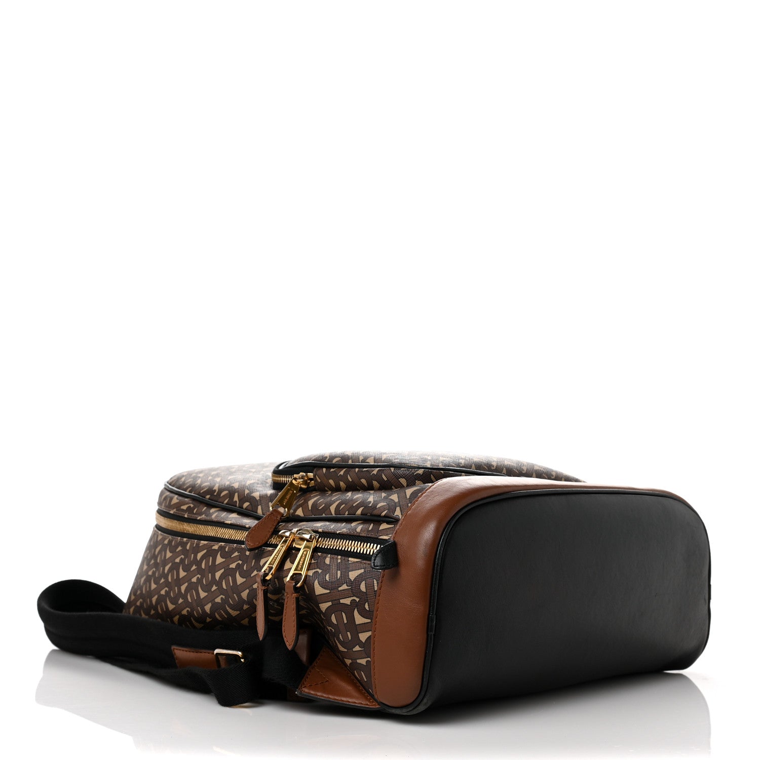 Burberry E-Canvas Monogram Rocco Backpack Bridle Brown 4 of 16