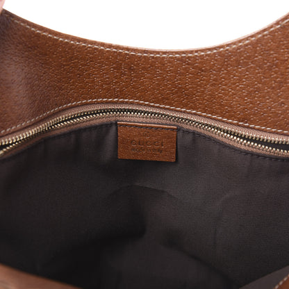 Gucci Monogram Bamboo Handle Bag Brown 7 of 10