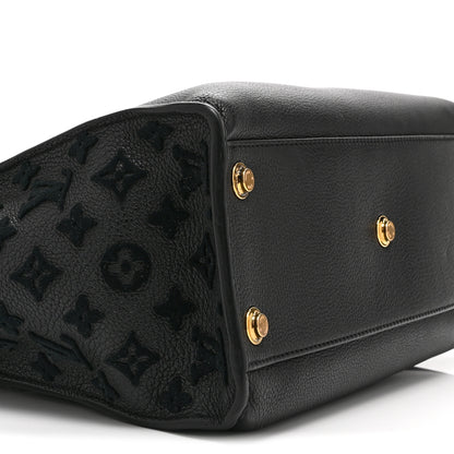Louis Vuitton Calfskin Monogram Tufting On My Side Black 9 of 10