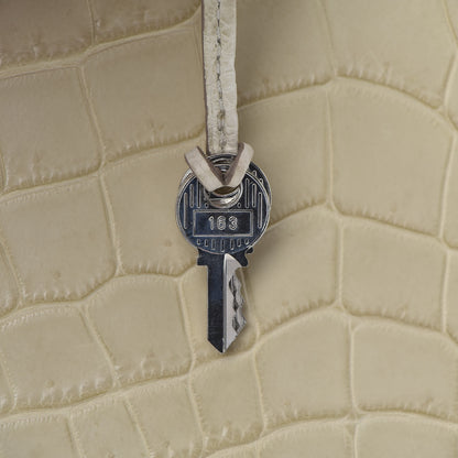 Hermes Matte Niloticus Crocodile Birkin 35 Beton 30 of 39