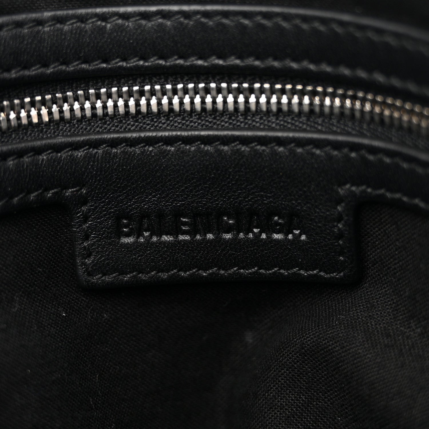 Balenciaga Agneau Arena Silver Hardware Medium Le City Black 6 of 11