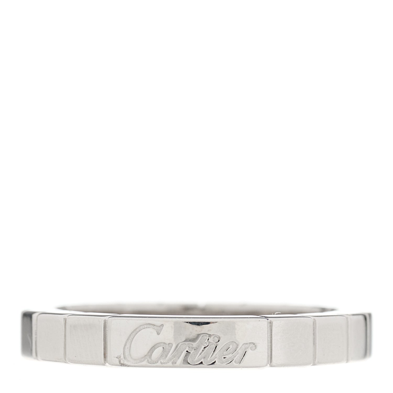 Cartier 18K White Gold Lanieres Ring 52 6 1 of 5