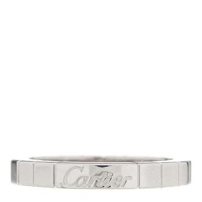 Cartier 18K White Gold Lanieres Ring 52 6 1 of 5