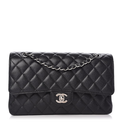 Chanel Caviar Quilted Medium Double Flap Black 1 of 10