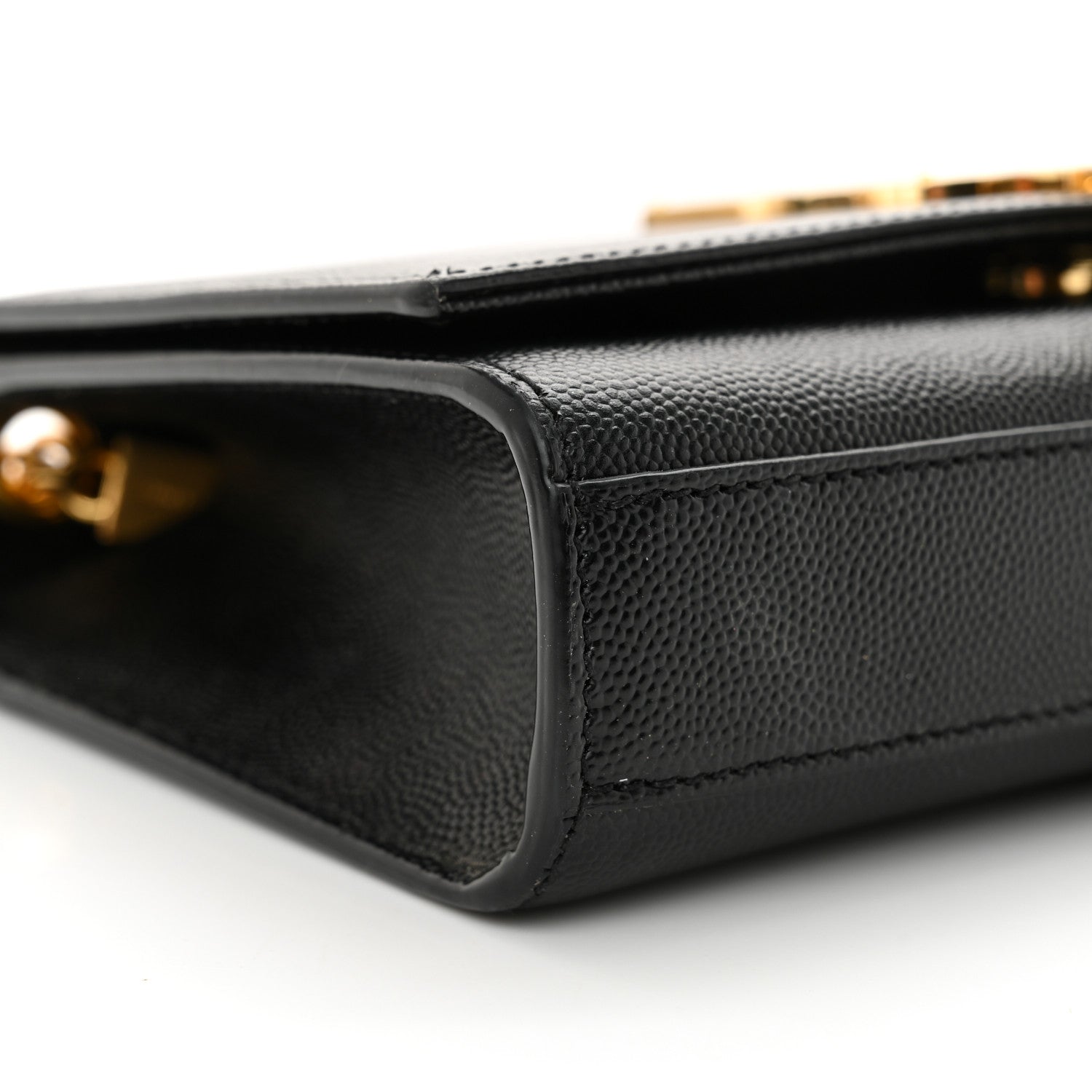 Saint Laurent Grain De Poudre Small Classic Monogram Kate Tassel Satchel Black 9 of 13