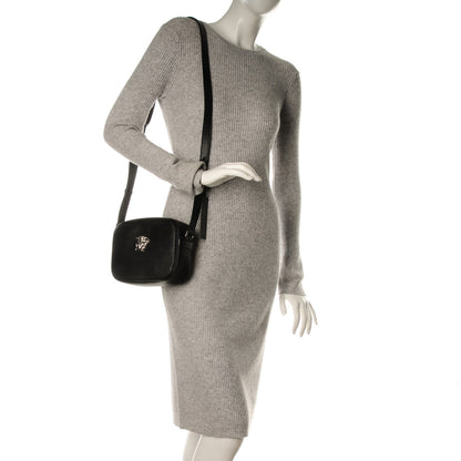 Versace Grained Calfskin Palazzo Camera Bag Black 2 of 6