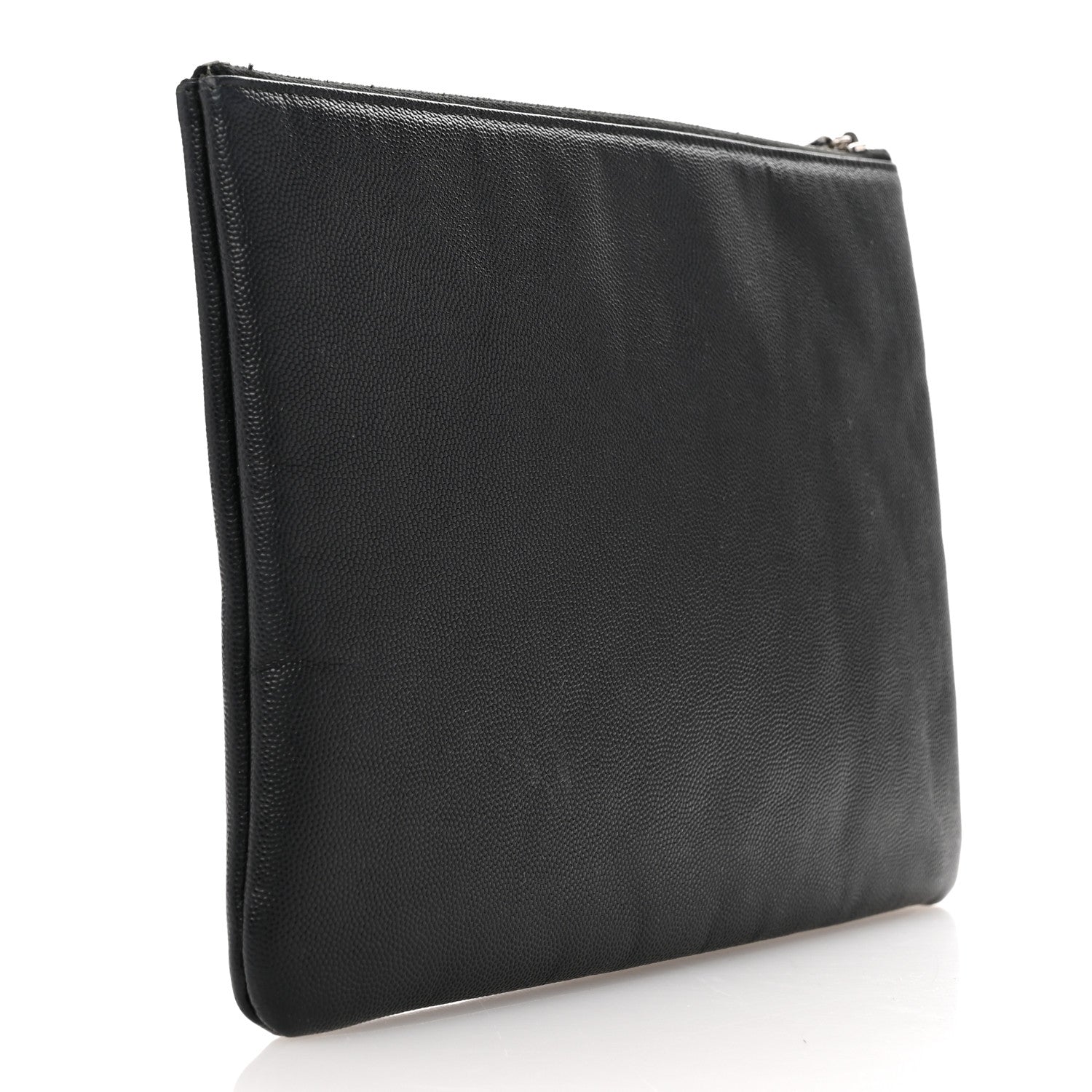 Chanel Caviar Studded Deauville Pouch Black 3 of 7