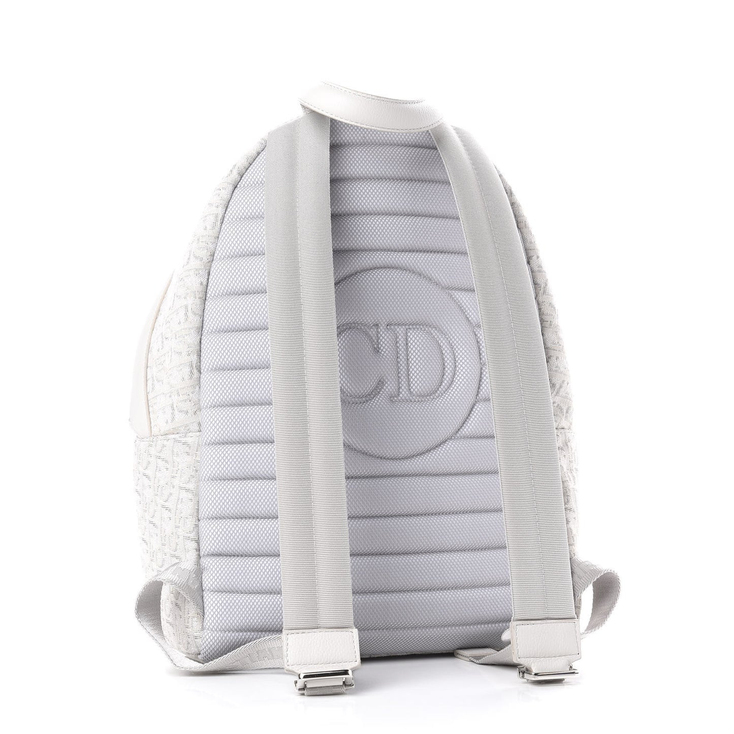 Oblique Calfskin Backpack Beige