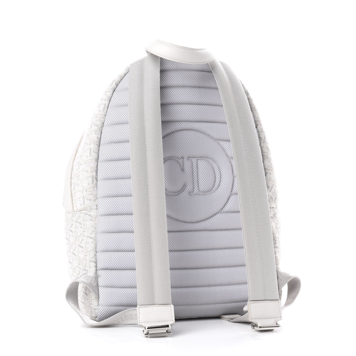 Christian Dior Oblique Calfskin Backpack Beige 2 of 11