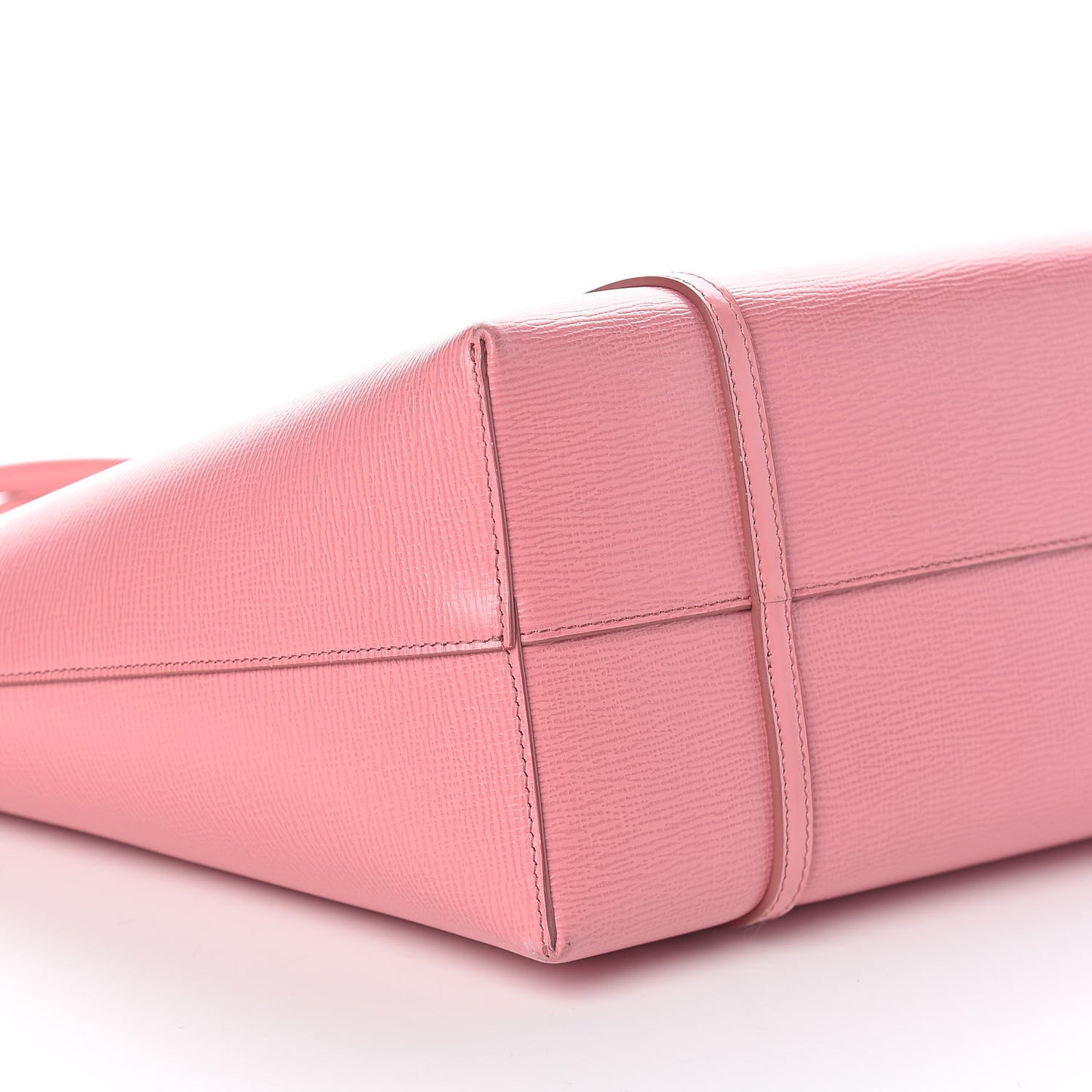 Textured Calfskin Medium Escape Tote Pink