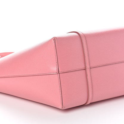 Dolce & Gabbana Textured Calfskin Medium Escape Tote Pink 8 of 9