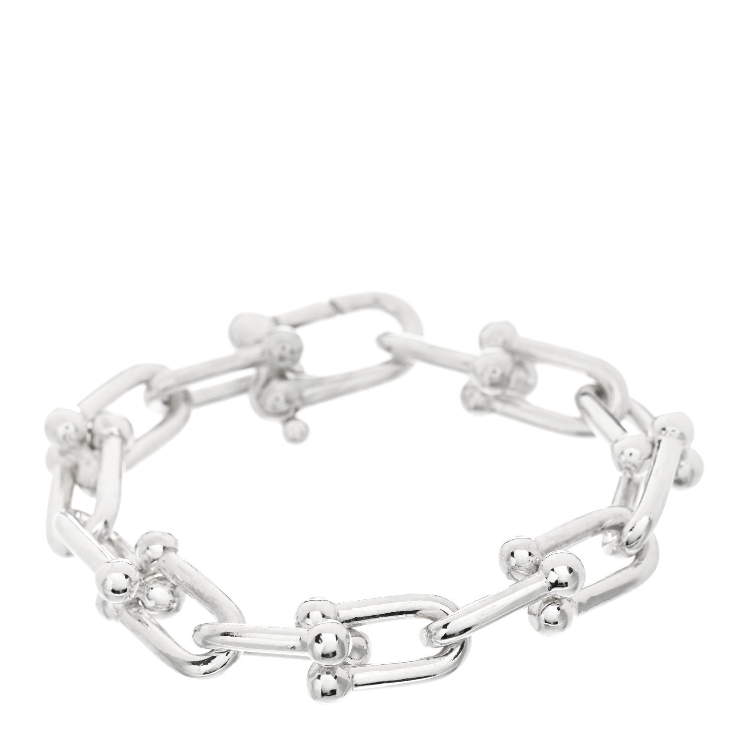 Tiffany Sterling Silver Large HardWear Link Bracelet 1 of 3
