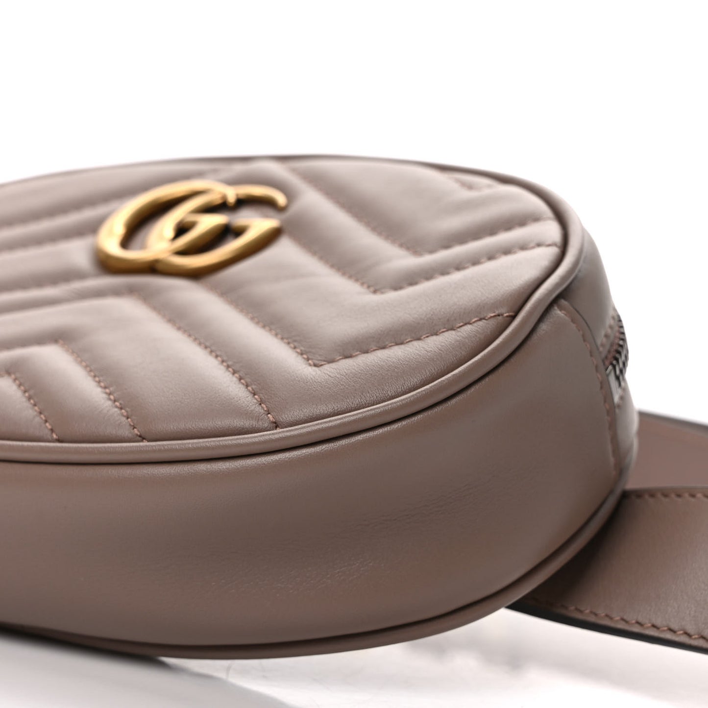 Calfskin Matelasse GG Marmont Belt Bag 95 38 Porcelain Rose