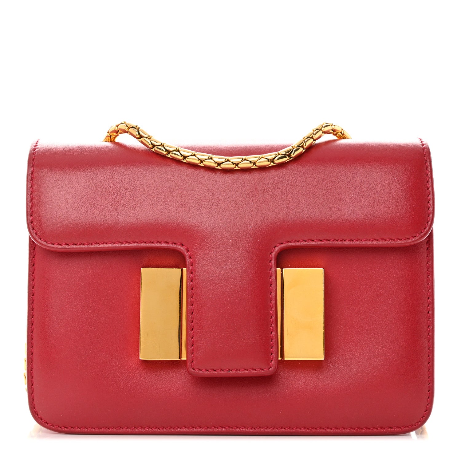 Tom Ford Calfskin Small Sienna Shoulder Bag Red 1 of 17