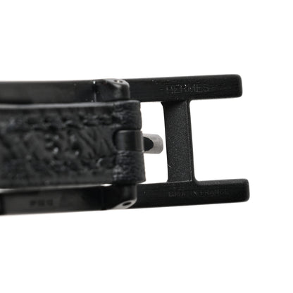 Hermes Epsom Behapi Double Tour Bracelet T3 Black 4 of 5
