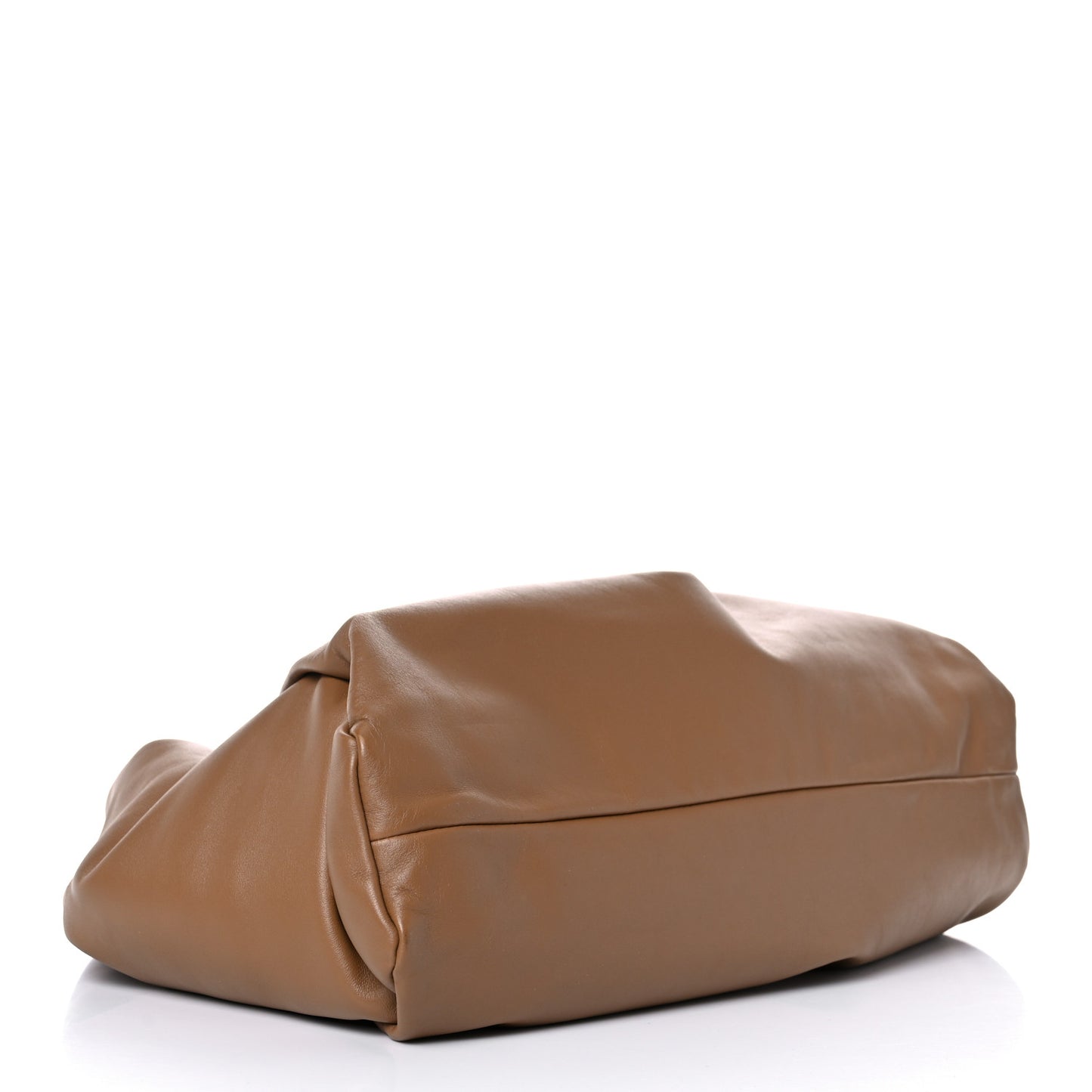 Smooth Butter Calfskin Small The Shoulder Pouch Teak