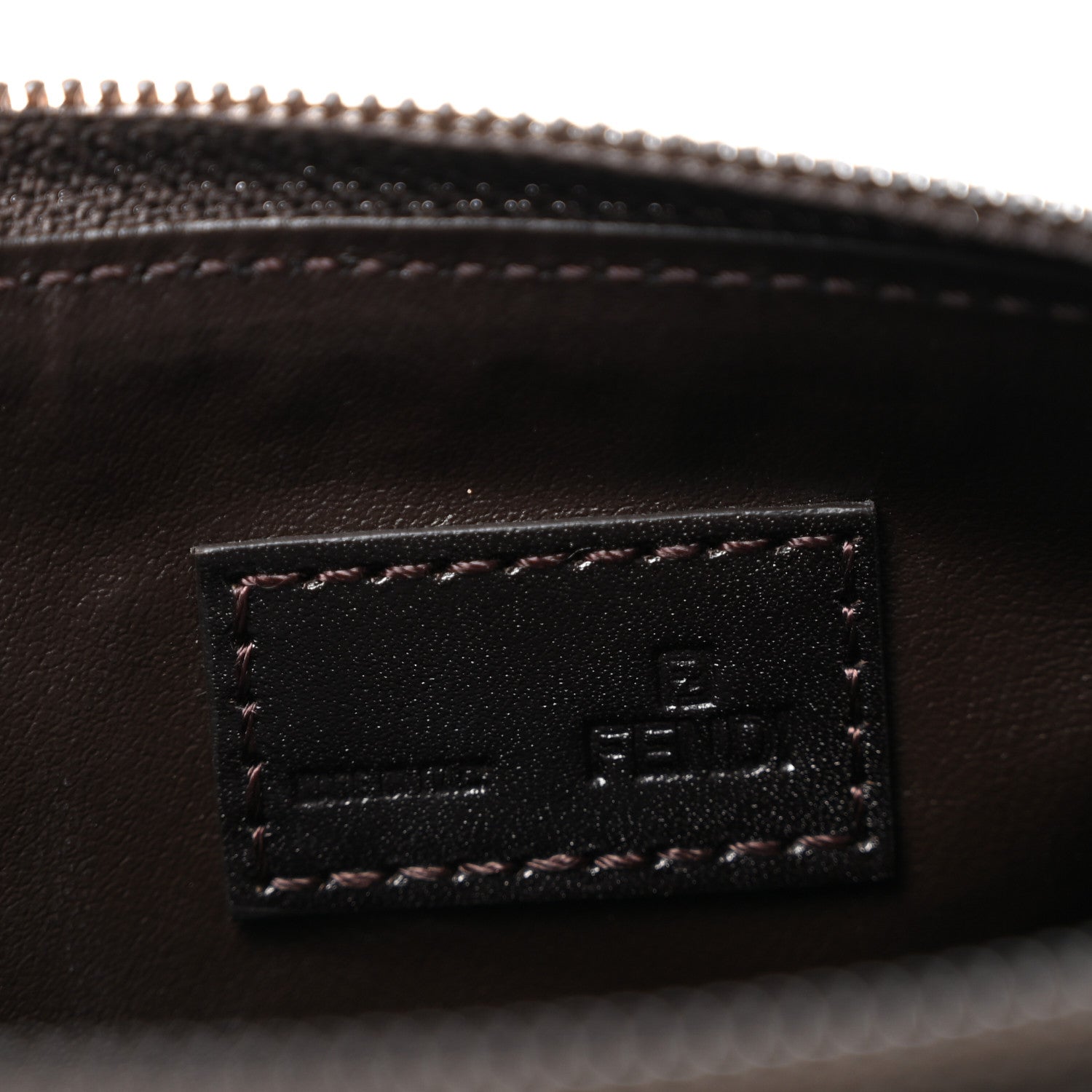 Fendi Zucca Cosmetic Case Tobacco 6 of 9