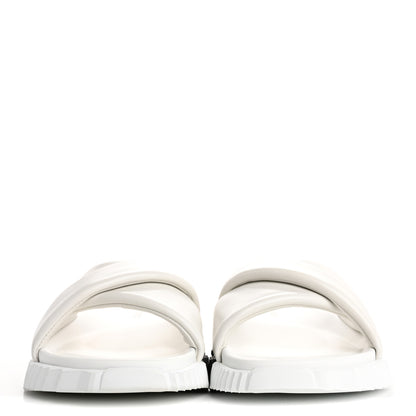 Hermes Nappa Womens Infra Sandals 38 White 3 of 10