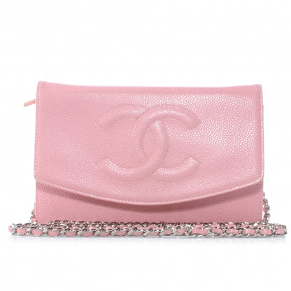 Chanel Caviar Wallet on Chain WOC Pink 1 of 7