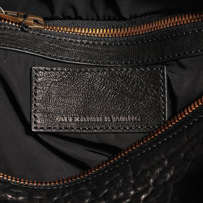 Alexander Wang Pebbled Lambskin Rocco Black Antique Brass Hardware 6 of 9