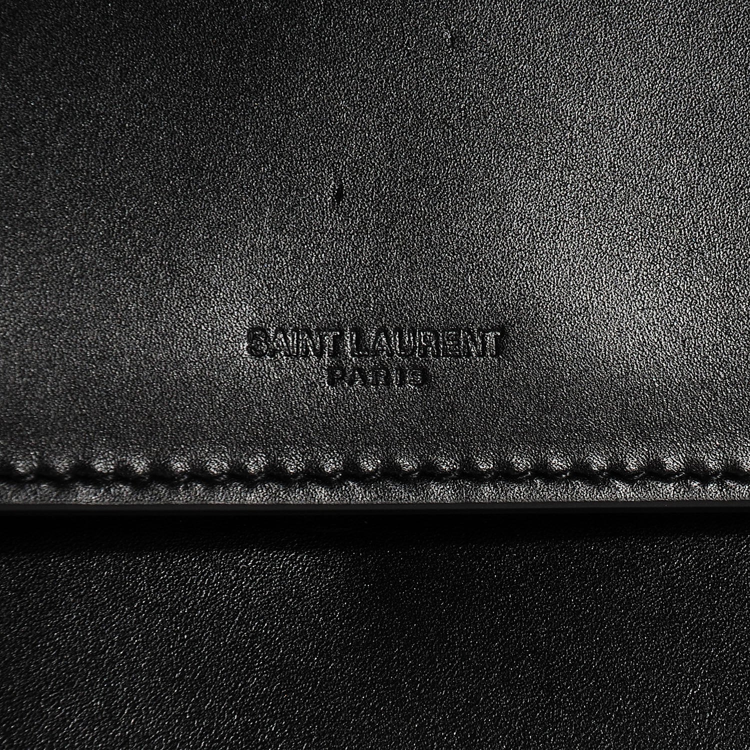 Saint Laurent Leather Plated Medium Betty Bag Black 5 of 9