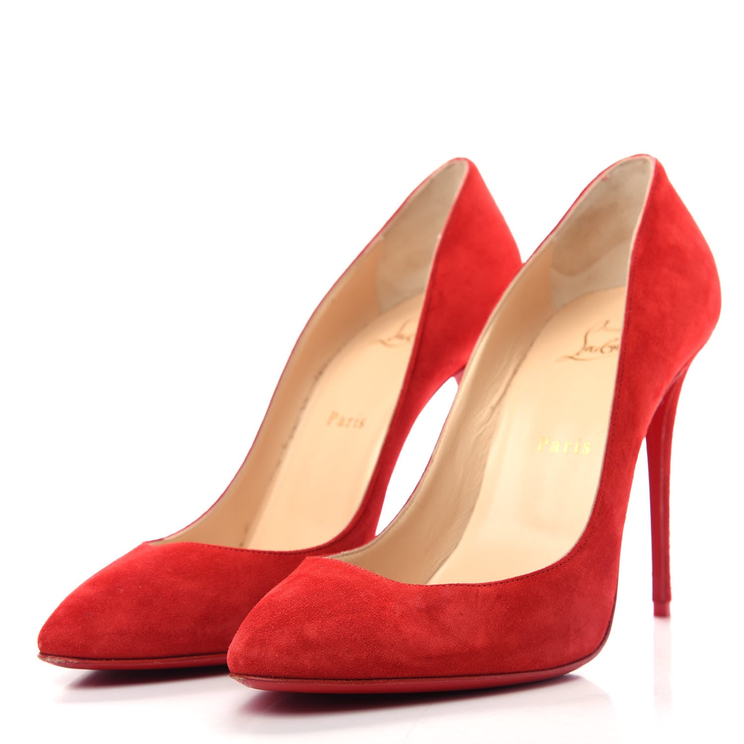 Christian Louboutin Veau Velours Eloise 100 Pumps 40 Loubi 3 of 10