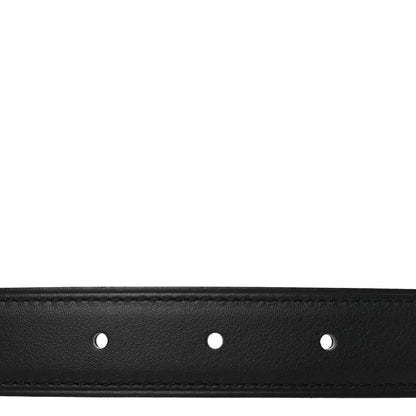 Hermes Swift Epsom 24mm H Belt 75 Black Etoupe 4 of 4