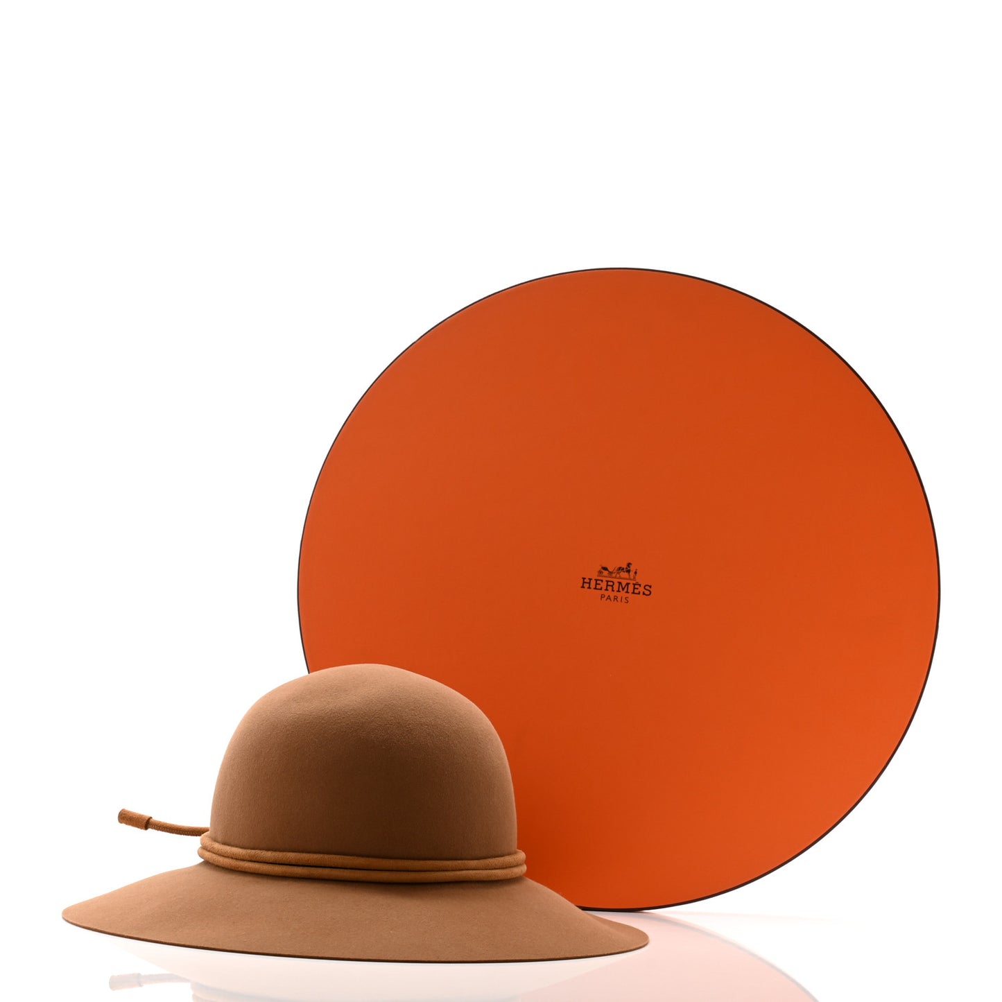 Rabbit Felt Lambskin Vicky Hat 56 Beige