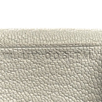Hermes Chevre Mysore Calvi Duo Card Case Gris Perle 7 of 9