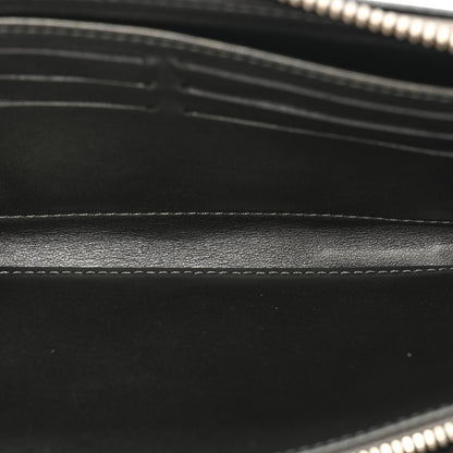 Louis Vuitton Lambskin Embossed Monogram Coussin Zippy Wallet Anthracite 6 of 13