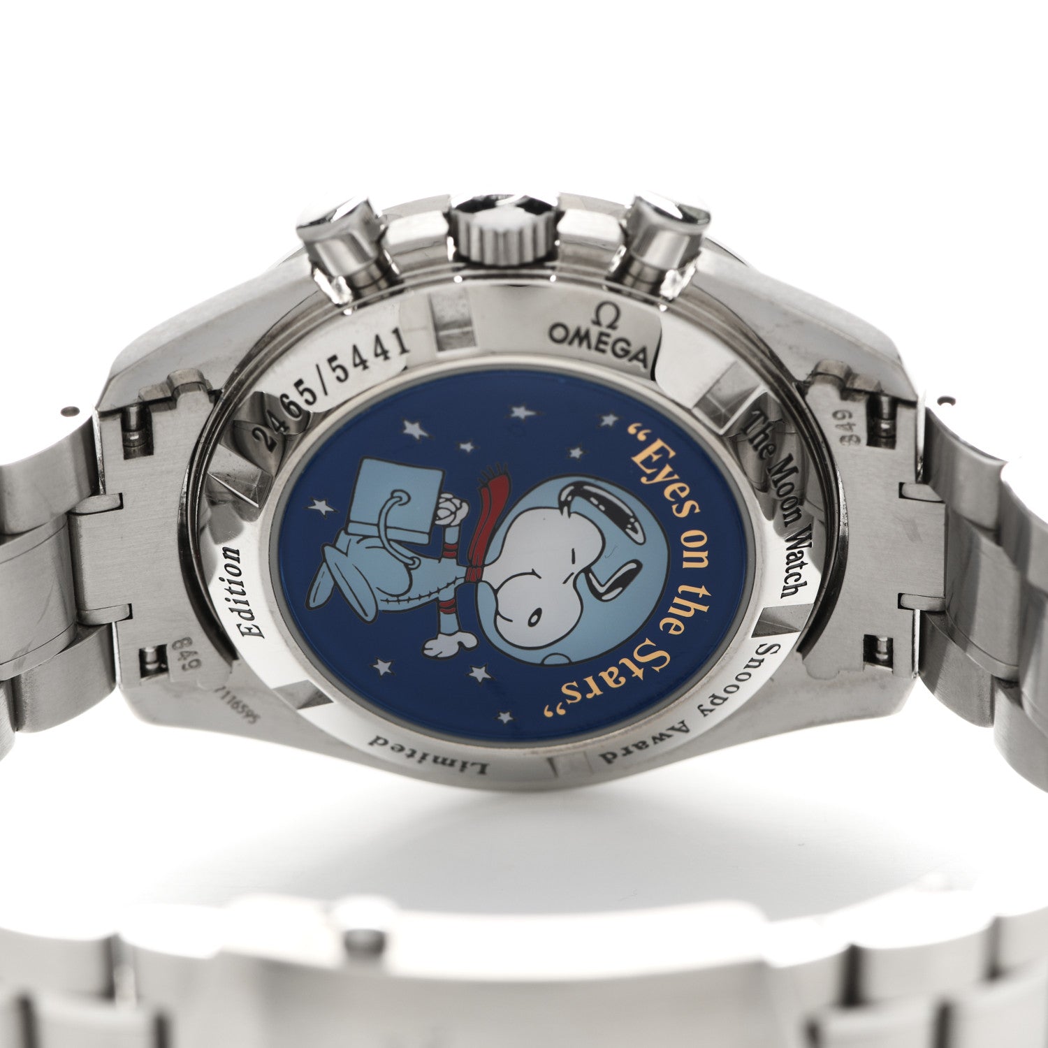 Omega Stainless Steel 42mm Speedmaster Professional MoonWatch Limited Edition Snoopy Manual Winding Watch Black 3578.51.00 4 of 5